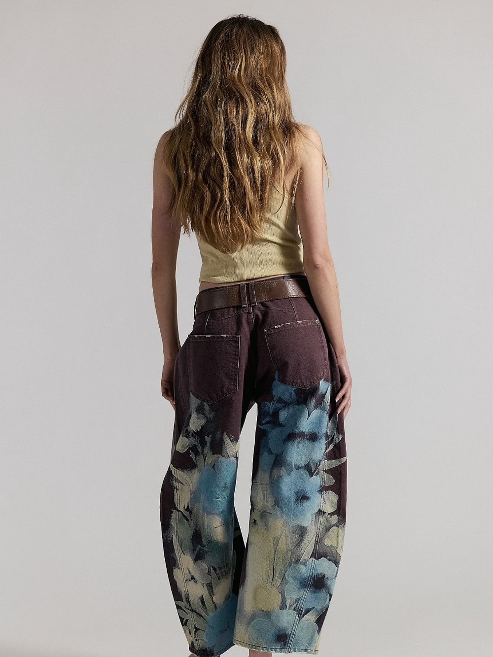 We The Free Good Luck Printed Barrel Jeans.  ***Price Is Firm*** - Picture 6 of 10
